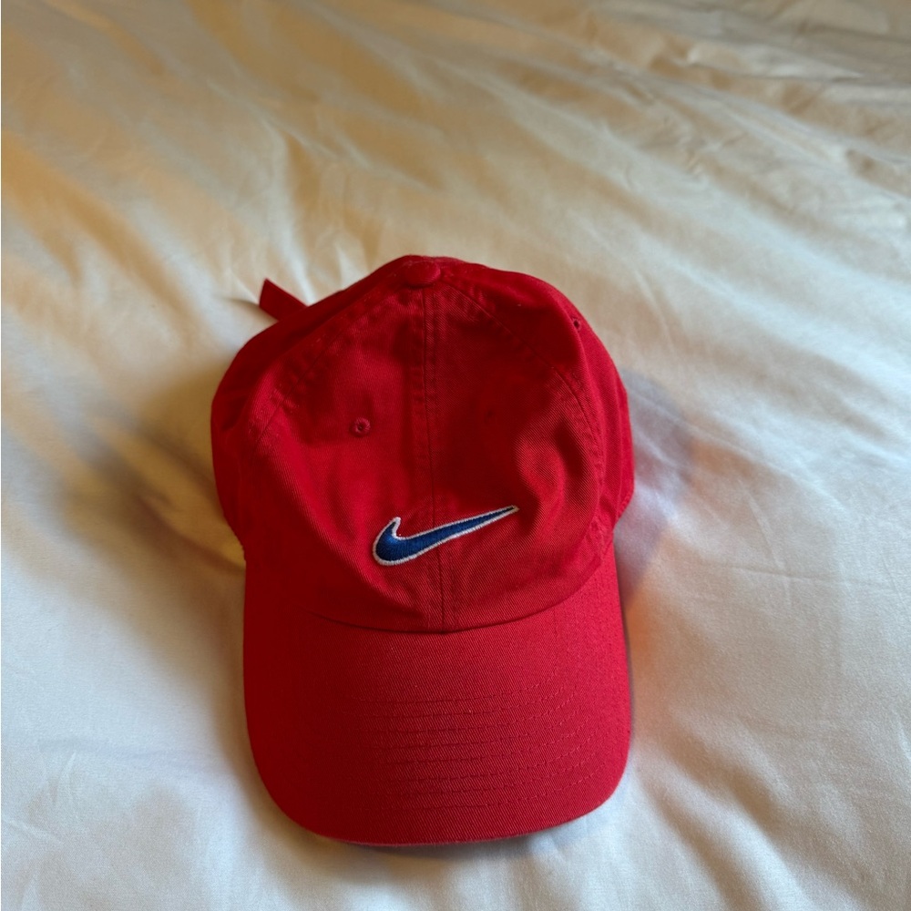 Nike Red Adjustable Cap